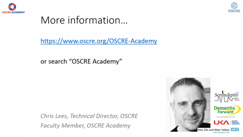 Search "OSCRE Academy"